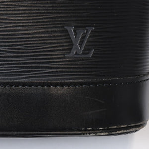 LOUIS VUITTON ルイヴィトン アルマPM ハンドバッグ M52142 エピ レザー ブラック ゴールド金具 美品 中古 4b013410