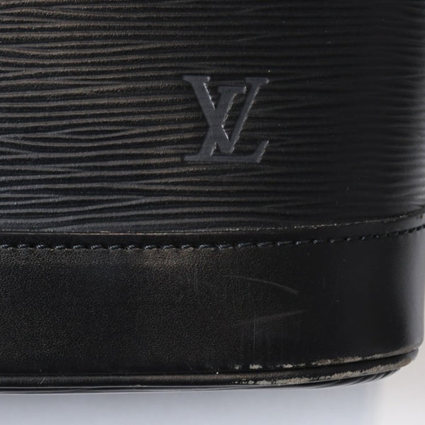 LOUIS VUITTON ルイヴィトン アルマPM ハンドバッグ M52142 エピ レザー ブラック ゴールド金具 美品 中古 4b013410