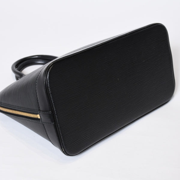 LOUIS VUITTON ルイヴィトン アルマPM ハンドバッグ M52142 エピ レザー ブラック ゴールド金具 美品 中古 4b013410