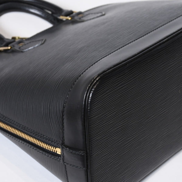 LOUIS VUITTON ルイヴィトン アルマPM ハンドバッグ M52142 エピ レザー ブラック ゴールド金具 美品 中古 4b013410