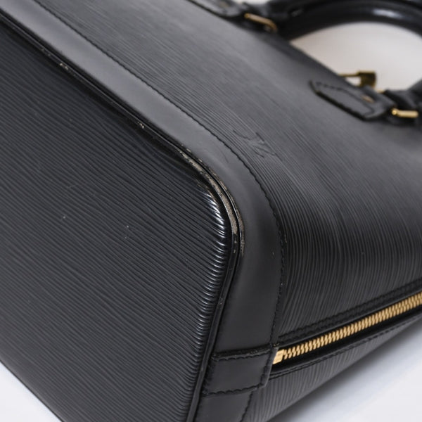 LOUIS VUITTON ルイヴィトン アルマPM ハンドバッグ M52142 エピ レザー ブラック ゴールド金具 美品 中古 4b013410