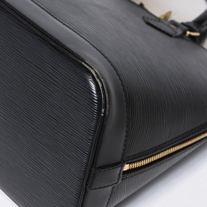 LOUIS VUITTON ルイヴィトン アルマPM ハンドバッグ M52142 エピ レザー ブラック ゴールド金具 美品 中古 4b013410