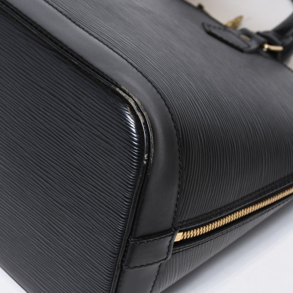 LOUIS VUITTON ルイヴィトン アルマPM ハンドバッグ M52142 エピ レザー ブラック ゴールド金具 美品 中古 4b013410