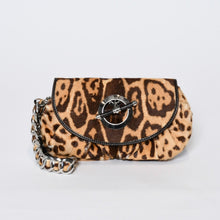 Load image into Gallery viewer, Christian Dior クリスチャンディオール Jazz Club ジャズクラブ ハンドバッグ 05-MA-0028 レオパード ハラコ ガリアーノ期 美品 中古 4b013218