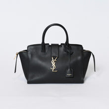 Load image into Gallery viewer, 極美品 SAINT LAURENT サンローラン ベイビー ダウンタウンカバス 2WAYハンドバッグ 635346 ブラック グレインレザー ゴールド金具 中古 4b013209
