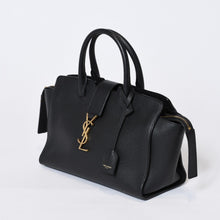 Load image into Gallery viewer, 極美品 SAINT LAURENT サンローラン ベイビー ダウンタウンカバス 2WAYハンドバッグ 635346 ブラック グレインレザー ゴールド金具 中古 4b013209