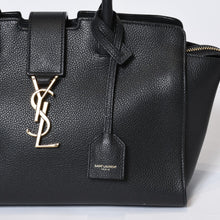 Load image into Gallery viewer, 極美品 SAINT LAURENT サンローラン ベイビー ダウンタウンカバス 2WAYハンドバッグ 635346 ブラック グレインレザー ゴールド金具 中古 4b013209