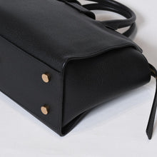 Load image into Gallery viewer, 極美品 SAINT LAURENT サンローラン ベイビー ダウンタウンカバス 2WAYハンドバッグ 635346 ブラック グレインレザー ゴールド金具 中古 4b013209