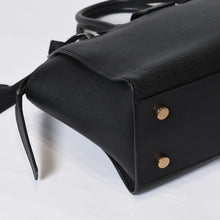 Load image into Gallery viewer, 極美品 SAINT LAURENT サンローラン ベイビー ダウンタウンカバス 2WAYハンドバッグ 635346 ブラック グレインレザー ゴールド金具 中古 4b013209