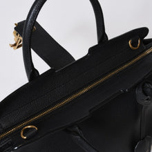 Load image into Gallery viewer, 極美品 SAINT LAURENT サンローラン ベイビー ダウンタウンカバス 2WAYハンドバッグ 635346 ブラック グレインレザー ゴールド金具 中古 4b013209