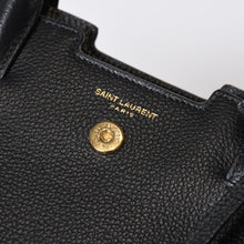 Load image into Gallery viewer, 極美品 SAINT LAURENT サンローラン ベイビー ダウンタウンカバス 2WAYハンドバッグ 635346 ブラック グレインレザー ゴールド金具 中古 4b013209