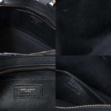 Load image into Gallery viewer, 極美品 SAINT LAURENT サンローラン ベイビー ダウンタウンカバス 2WAYハンドバッグ 635346 ブラック グレインレザー ゴールド金具 中古 4b013209