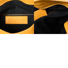 Load image into Gallery viewer, BALENCIAGA バレンシアガ ミニシティ ショルダーバッグ 300295 イエロー レザー シャンパンゴールド金具 美品 中古 4b013536