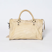 Load image into Gallery viewer, BALENCIAGA バレンシアガ クラシック シティ ハンドバッグ 2WAY 115748 レザー ベージュ ゴールド金具 美品 中古 4b013539