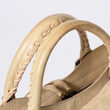 Load image into Gallery viewer, BALENCIAGA バレンシアガ クラシック シティ ハンドバッグ 2WAY 115748 レザー ベージュ ゴールド金具 美品 中古 4b013539