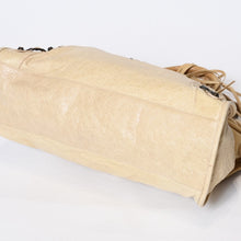 Load image into Gallery viewer, BALENCIAGA バレンシアガ クラシック シティ ハンドバッグ 2WAY 115748 レザー ベージュ ゴールド金具 美品 中古 4b013539