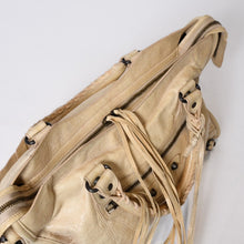 Load image into Gallery viewer, BALENCIAGA バレンシアガ クラシック シティ ハンドバッグ 2WAY 115748 レザー ベージュ ゴールド金具 美品 中古 4b013539
