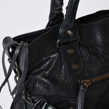 Load image into Gallery viewer, BALENCIAGA バレンシアガ LE CITY FIRST ザ ファースト 2WAYバッグ 103208 レザー ブラック 美品 美品 中古 4b013569