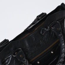 Load image into Gallery viewer, BALENCIAGA バレンシアガ LE CITY FIRST ザ ファースト 2WAYバッグ 103208 レザー ブラック 美品 美品 中古 4b013569