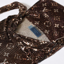 Load image into Gallery viewer, 極美品 LOUIS VUITTON ルイヴィトン 03SS モノグラム メッシュ フランシス ショルダーバッグ ゴールド M92288 ロゴ 中古 4b013357