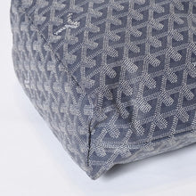 Load image into Gallery viewer, GOYARD ゴヤール Saint Louis Junior サンルイ ジュニア ハンドバッグ PVC 048/180 グレー マーカージュアート 廃盤 美品 中古 4b013542