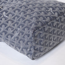 Load image into Gallery viewer, GOYARD ゴヤール Saint Louis Junior サンルイ ジュニア ハンドバッグ PVC 048/180 グレー マーカージュアート 廃盤 美品 中古 4b013542