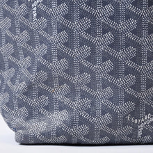 Load image into Gallery viewer, GOYARD ゴヤール Saint Louis Junior サンルイ ジュニア ハンドバッグ PVC 048/180 グレー マーカージュアート 廃盤 美品 中古 4b013542