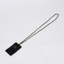 Load image into Gallery viewer, 極美品 CHANEL シャネル カードケース 名刺入れ ノベルティ ココマーク 30番台 ラムスキン ブラック ゴールド金具 中古 4b013179