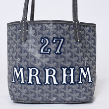Load image into Gallery viewer, GOYARD ゴヤール Saint Louis Junior サンルイ ジュニア ハンドバッグ PVC 048/180 グレー マーカージュアート 廃盤 美品 中古 4b013542