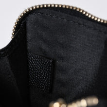 Load image into Gallery viewer, 新品同様品 CHANEL シャネル カメリア コインケース A82334 ブラック キャビアスキン ゴールド金具 中古 4b013442