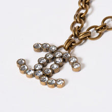 Load image into Gallery viewer, 極美品 CHANEL シャネル ココマーク ネックレス B20S CC ライトストーン アンティークゴールド 中古 4b012962