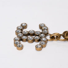 Load image into Gallery viewer, 極美品 CHANEL シャネル ココマーク ネックレス B20S CC ライトストーン アンティークゴールド 中古 4b012962