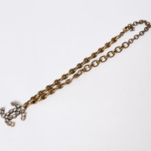 Load image into Gallery viewer, 極美品 CHANEL シャネル ココマーク ネックレス B20S CC ライトストーン アンティークゴールド 中古 4b012962