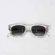 Load image into Gallery viewer, 極美品 CHROME HEARTS クロムハーツ サングラス アイウェア DICK FITZENER サイズ51□20-147 アセテート シルバー925 クリア 中古 4b013632