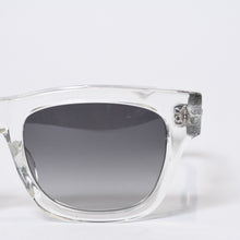 Load image into Gallery viewer, 極美品 CHROME HEARTS クロムハーツ サングラス アイウェア DICK FITZENER サイズ51□20-147 アセテート シルバー925 クリア 中古 4b013632