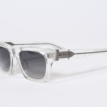 Load image into Gallery viewer, 極美品 CHROME HEARTS クロムハーツ サングラス アイウェア DICK FITZENER サイズ51□20-147 アセテート シルバー925 クリア 中古 4b013632