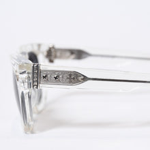 Load image into Gallery viewer, 極美品 CHROME HEARTS クロムハーツ サングラス アイウェア DICK FITZENER サイズ51□20-147 アセテート シルバー925 クリア 中古 4b013632