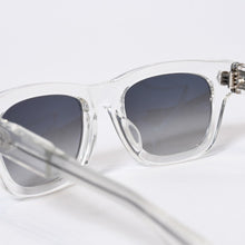 Load image into Gallery viewer, 極美品 CHROME HEARTS クロムハーツ サングラス アイウェア DICK FITZENER サイズ51□20-147 アセテート シルバー925 クリア 中古 4b013632