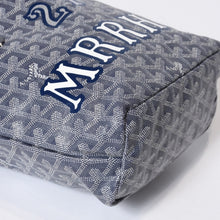 Load image into Gallery viewer, GOYARD ゴヤール Saint Louis Junior サンルイ ジュニア ハンドバッグ PVC 048/180 グレー マーカージュアート 廃盤 美品 中古 4b013542