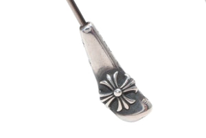 極美品 CHROME HEARTS クロムハーツ BONE PRONE Ⅵ 伊達メガネ アイウェア サイズ49□22-150 CHプラス シルバー925 中古 4b013551