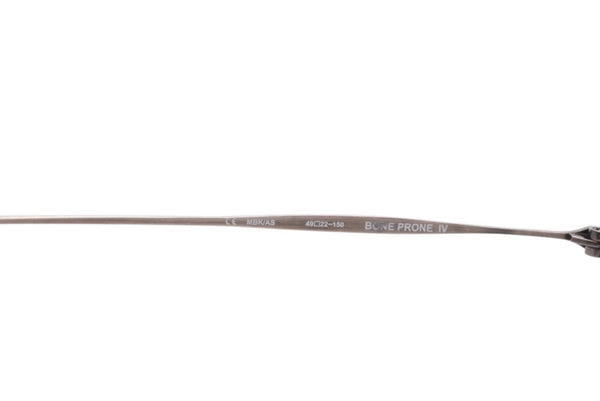 極美品 CHROME HEARTS クロムハーツ BONE PRONE Ⅵ 伊達メガネ アイウェア サイズ49□22-150 CHプラス シルバー925 中古 4b013551