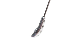 極美品 CHROME HEARTS クロムハーツ BONE PRONE Ⅵ 伊達メガネ アイウェア サイズ49□22-150 CHプラス シルバー925 中古 4b013551