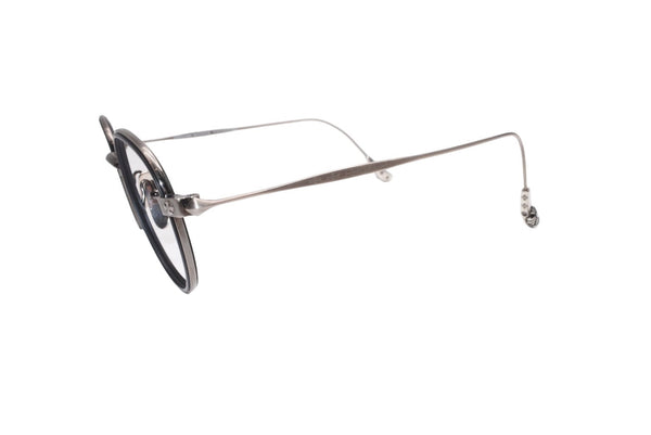 極美品 CHROME HEARTS クロムハーツ BONE PRONE Ⅵ 伊達メガネ アイウェア サイズ49□22-150 CHプラス シルバー925 中古 4b013551