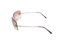 画像をギャラリービューアに読み込む, CHANEL シャネル リムレス サングラス アイウェア 4017-D c.124/89 サイズ62□17 120 ココマーク ラインストーン 美品 中古 4b013576