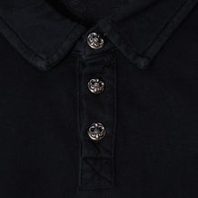 Load image into Gallery viewer, CHROME HEARTS クロムハーツ 長袖Tシャツ ポロシャツ BSフレア サイズS 3CROSS コットン ブラック 美品 中古 4b013534