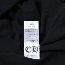 Load image into Gallery viewer, CHROME HEARTS クロムハーツ 長袖Tシャツ ポロシャツ BSフレア サイズS 3CROSS コットン ブラック 美品 中古 4b013534