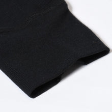 Load image into Gallery viewer, 新品未使用 CHROME HEARTS クロムハーツ 長袖Tシャツ サイズM アームロゴ サーマル コットン ブラック 中古 4b013578