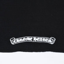 Load image into Gallery viewer, 新品未使用 CHROME HEARTS クロムハーツ 長袖Tシャツ サイズM アームロゴ サーマル コットン ブラック 中古 4b013578