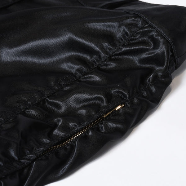 極美品 CHANEL シャネル 21SS ショーツ ショートパンツ P70669V62116 サイズ36 No.5ボタン ココマーク ブラック ギャザー 中古 4b013516