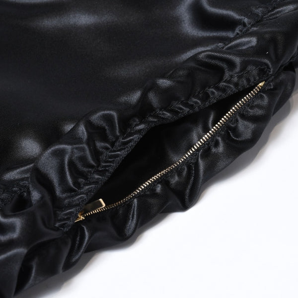 極美品 CHANEL シャネル 21SS ショーツ ショートパンツ P70669V62116 サイズ36 No.5ボタン ココマーク ブラック ギャザー 中古 4b013516